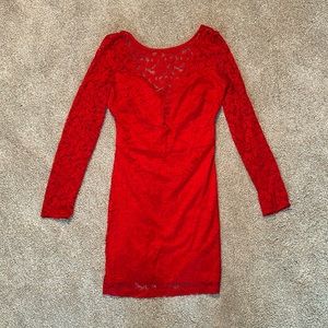 Bebe bodycon lace dress